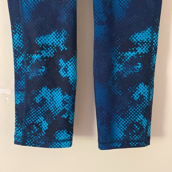 Old Navy Leggings Colorblock Active Exercise Workout Blue - Picture 9 of 14